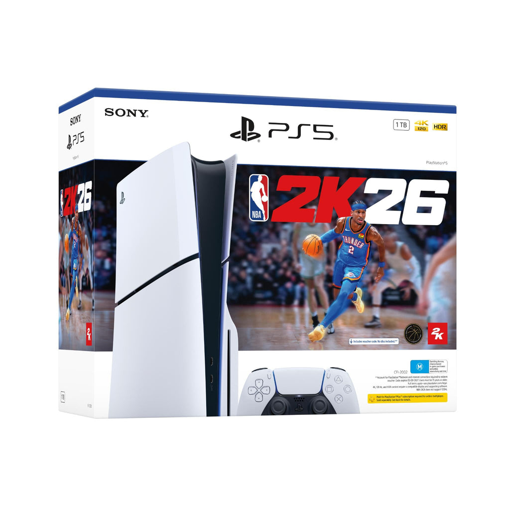 PS5 PlayStation 5 Slim Console - NBA 2K26 Bundle